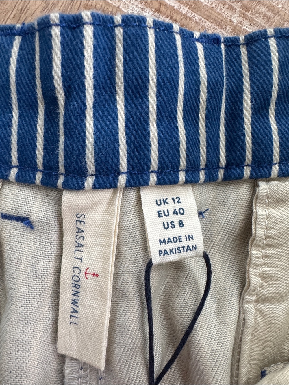 Free People Seasalt Cornwall Painted Forms Trousers pants Size 8 - Picture 7 of 11